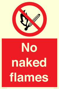 No naked flames